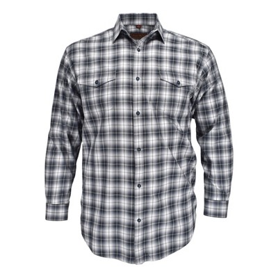 Falcon Bay Men's Cotton Works Button Down Two Pocket Sport Shirt