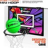 AND1 Over the Door Mini Basketball Hoop: 18x12 Shatterproof Backboard, 1 Mini Basketball & Inflation Pump - Ultimate Indoor Accessory - 2 of 4