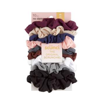 Scunci Everyday & Active No Damage Large Interlock Twister Hair Tie  Scrunchies - 8pk : Target