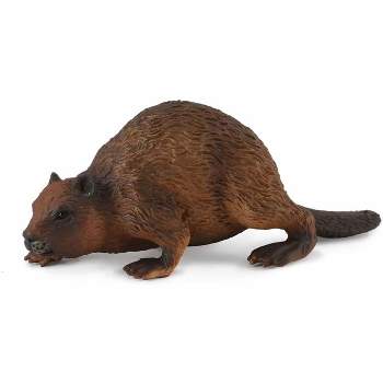 Breyer Animal Creations CollectA Wildlife Collection Miniature Figure | Woodlands Beaver