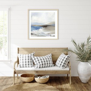 Amanti Art Soft Sea II Blue by Allison Pearce Framed Wall Art Print - 1 of 4