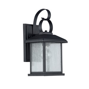Chloe Lighting Hinkley Transitional 1 Light Black Outdoor Wall Sconce 13" Height - 1 of 3