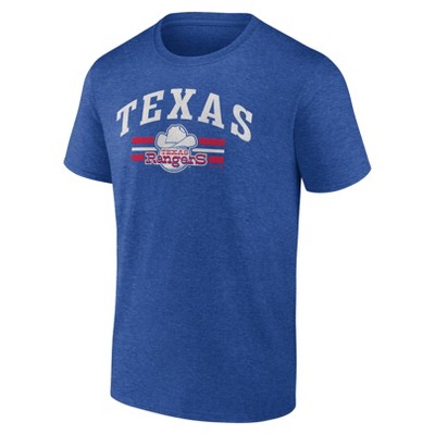 MLB Texas Rangers Men's Bi-Blend Short Sleeve T-Shirt