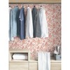 NuWallpaper Danson Peel and Stick Wallpaper Coral: Vinyl Self-Adhesive, Retro Solid Pattern, 28.2 Sq Ft Coverage - 2 of 2