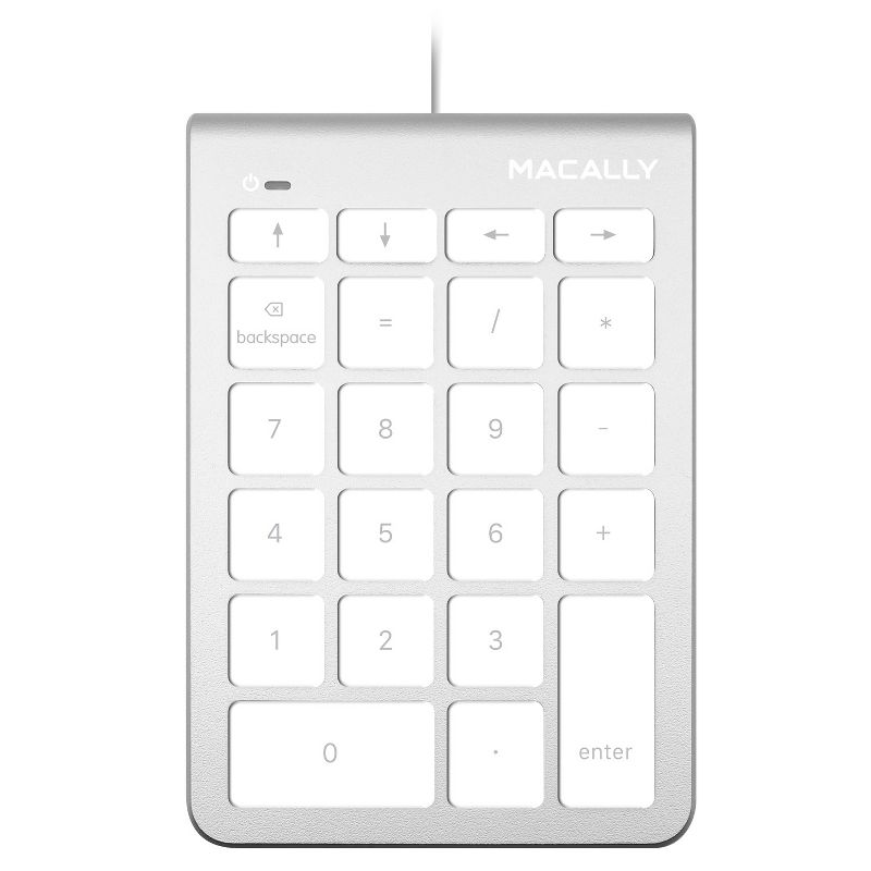 Macally Wired USB-C 22 Numeric Keypad, 2 of 8
