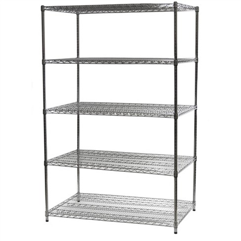 Shelving.com Chrome Wire Shelving With 5 Tier Shelves - : Target