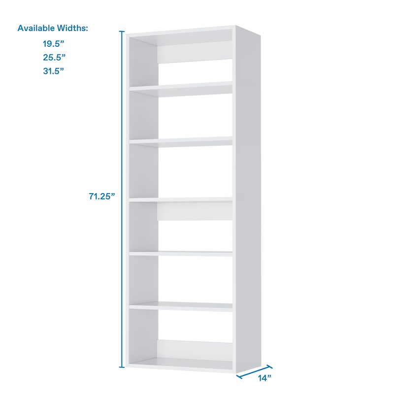 Modular Closets Built-in Closet Tower With Shelves, 3 of 7
