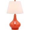 Amy Gourd Table Lamp - 24 Inch Height - LIT4087 - Orange - Safavieh - 2 of 4