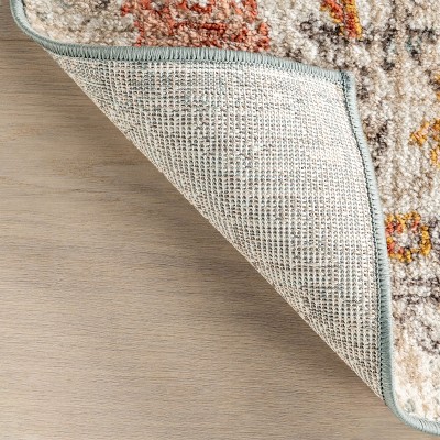 Lenore Beige and Multicolor Vintage Floral 3' x 5' Area Rug