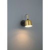 Access Lighting Ponti 1 - Light Swing Arm Lamp in  Antique Brushed Brass/Black - 3 of 4