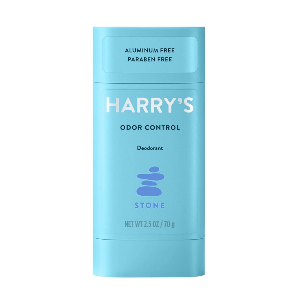 Harry s Men s Odor Control Deodorant Stick  Stone Scent  2.5 oz