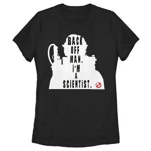 Women's Ghostbusters Venkman Back Off I'm A Scientist T-Shirt - 1 of 4