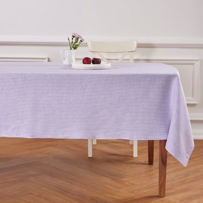 Solino Home Striped Linen Tablecloth | Narrow Stripe