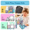PICASSO-TILES Magnetic Tiles for Kids, 50PCS Mermaid Theme, Construction STEM Building Blocks Educational Toy - 3 of 4