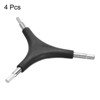 Unique Bargains Furniture Equipment Bicycle Repair Torque 3 Way Y Shape Hex Wrenches 0.12" 0.16" 0.2" - 3 of 4