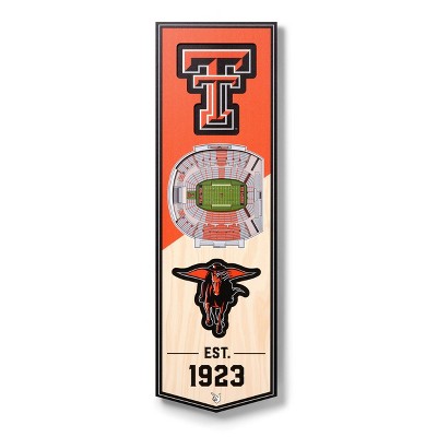 NCAA Texas Tech Red Raiders 6"x19" Stadium Banner