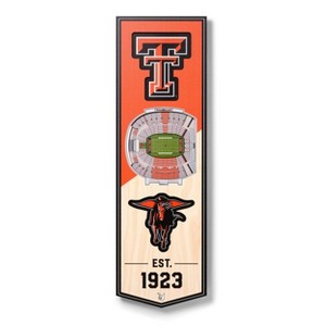 NCAA Texas Tech Red Raiders 6"x19" Stadium Banner - 1 of 4