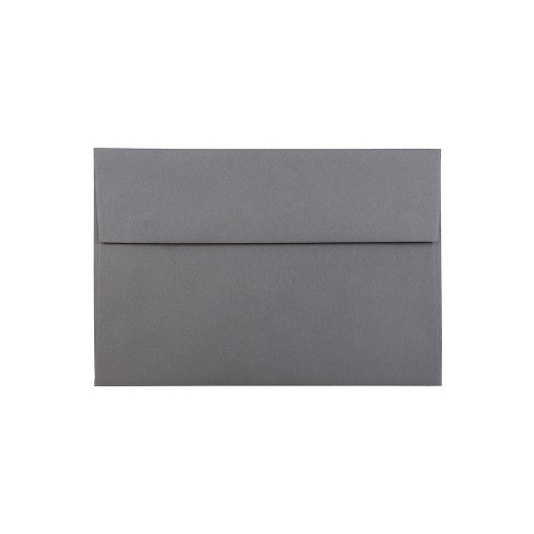 Jam Paper A8 Invitation Envelopes 5.5 X 8.125 Dark Grey 36396435 : Target
