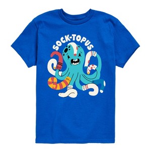 Boys' - Instant Message - Socktopus Short Sleeve Graphic T-Shirt - 1 of 4