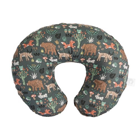 Boppy Nursing Pillow Original Support Green Forest Animal Target