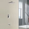 SUMERAIN Modern Tub and Shower Faucet, Shower Faucet with Tub Spout and Showerhead, Brushed Nickel - 3 of 4