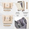 Carry On Luggage with USB Port and Cup Holder, 2-Piece Expandable Travel Set for Airplane Use, 20 Inch Tote Combo - Cuddlewood - 4 of 4
