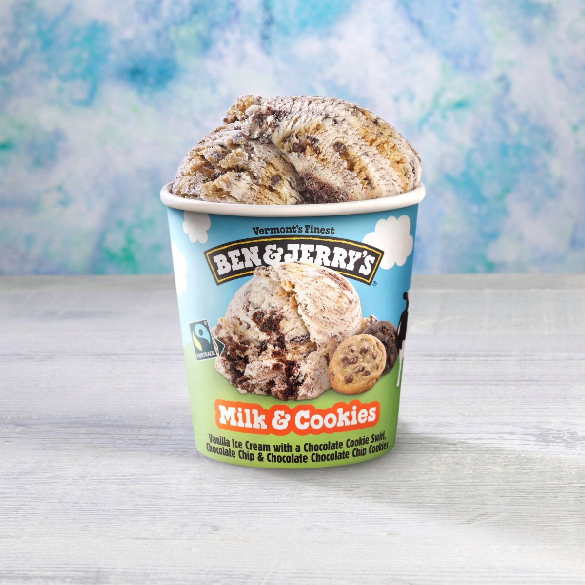 Ben & Jerry's Milk and Cookies Vanilla Ice Cream - 16 fl oz: Fair Trade Certified - thumbnail 5