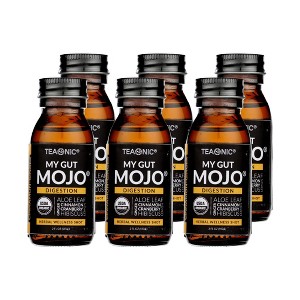 Teaonic Organic My Gut Mojo Herbal Wellness Shot - Case of 6/2 oz - 1 of 4