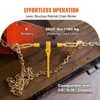 VEVOR Ratchet Chain Binders, 1/4"-5/16", 2600 lbs Safe Working Load, 4 Pack Load Binder with 2 Grab Hooks, Tie Downs for Transport Chain, Yellow - 3 of 4