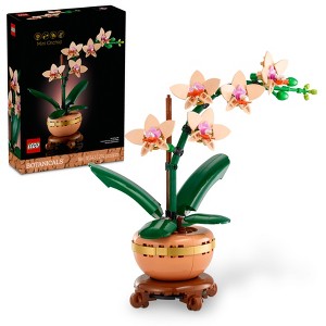 LEGO Botanicals Mini Orquídea Set de Construcción para Adultos, Decoración para Hogar u Oficina 10343