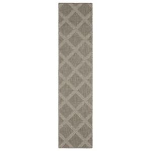 Oriental Weavers Caicos CA02N Grey/ Light Grey Indoor/Outdoor Area Rug - 1'10" x 7'6" - 1 of 4