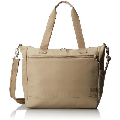 Pacsafe Citysafe CS400 Anti Theft Travel Tote Almond