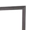 Royal Hampton Dresser Mirror, Charcoal Gray Poplar Wood Frame, Square 40 Inch - 4 of 4