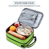 Tirrinia Expandable Insulated Lunch Bag for Women Men Kids, Leakproof Flat Lunch Cooler Tote with Shoulder Strap, Lunch Box for Work, School, Picnic - 2 of 4