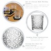 Bormioli Rocco Bartender Lounge DOF Glasses - Set of 4, 13.25 Oz. Retro Style Tumblers with Light-Reflecting Design - Made in Italy, Dishwasher Safe - 3 of 4