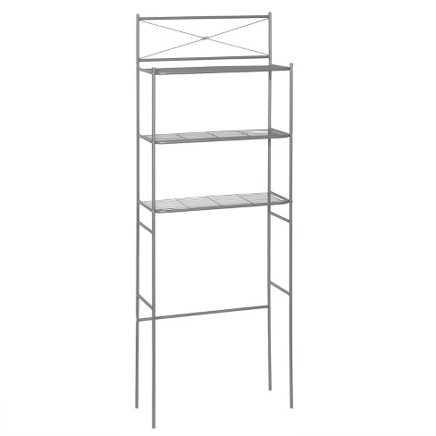 Spacesaver Over The Toilet Etagere Brushed Nickel - Zenna Home