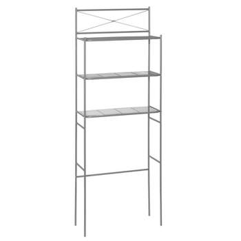 Spacesaver Over the Toilet Etagere Brushed Nickel - Zenna Home