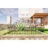 Dolonm 14-Panel Metal Garden Fence 24"H x 20.4"L - Rustproof, Moveable Pet Barrier for Yard, No Tools Needed - 4 of 4