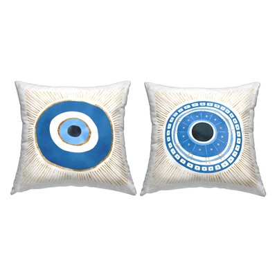 Stupell Industries Boho Blue Evil Eye Spiritual Symbol