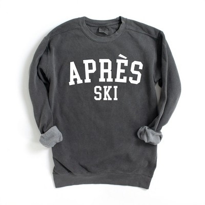 Simply Sage Market Women's Garment Dyed Graphic Sweatshirt Apres Ski University