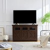 2 Doors Cabinet, Large Buffet Cabinet Kitchen With Metal Handle Styles, Bar Storage Cabinet For Dining Room-Cuddlewood - 2 of 4