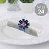 Big Dot of Happiness Ahoy - Nautical - Baby Shower or Birthday Party Paper Napkin Holder - Napkin Rings - Set of 24 - 2 of 4