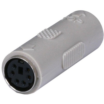 Monoprice PS2 coupler - Mini DIN6 F/F, Molded Gender Changers, For PS2 Mouse And Keyboard Connectors, and Radio Shack CCTV Camera/Motion Sensors