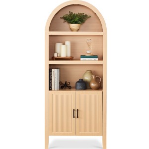 Best Choice Products 72in Arched Storage Cabinet w/ Reeded Cabinet Doors - 1 of 4