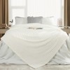 White Warm Blanket with Breathable and Soft for Couch and Bed - 2 of 4