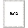 PosterPalooza | Photo Size Textured White Picture Frame - UV Acrylic, Foam Board Backing, Hanging Hardware - 2 of 4