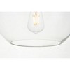 Elegant Lighting Baxter 5 Lights Brass Pendant With Clear Glass - 4 of 4