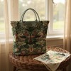 Signare USA William Morris Strawberry Thief Grey Foldaway Grocery Bag - 3 of 3