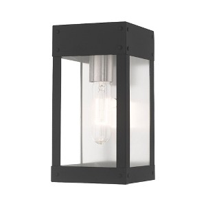 Livex Lighting Barrett 1 - Light Wall Light in  Scandinavian Gray - 1 of 2