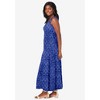 Jessica London Women's Plus Size Stretch Cotton Tank Maxi Dress - 4 of 4